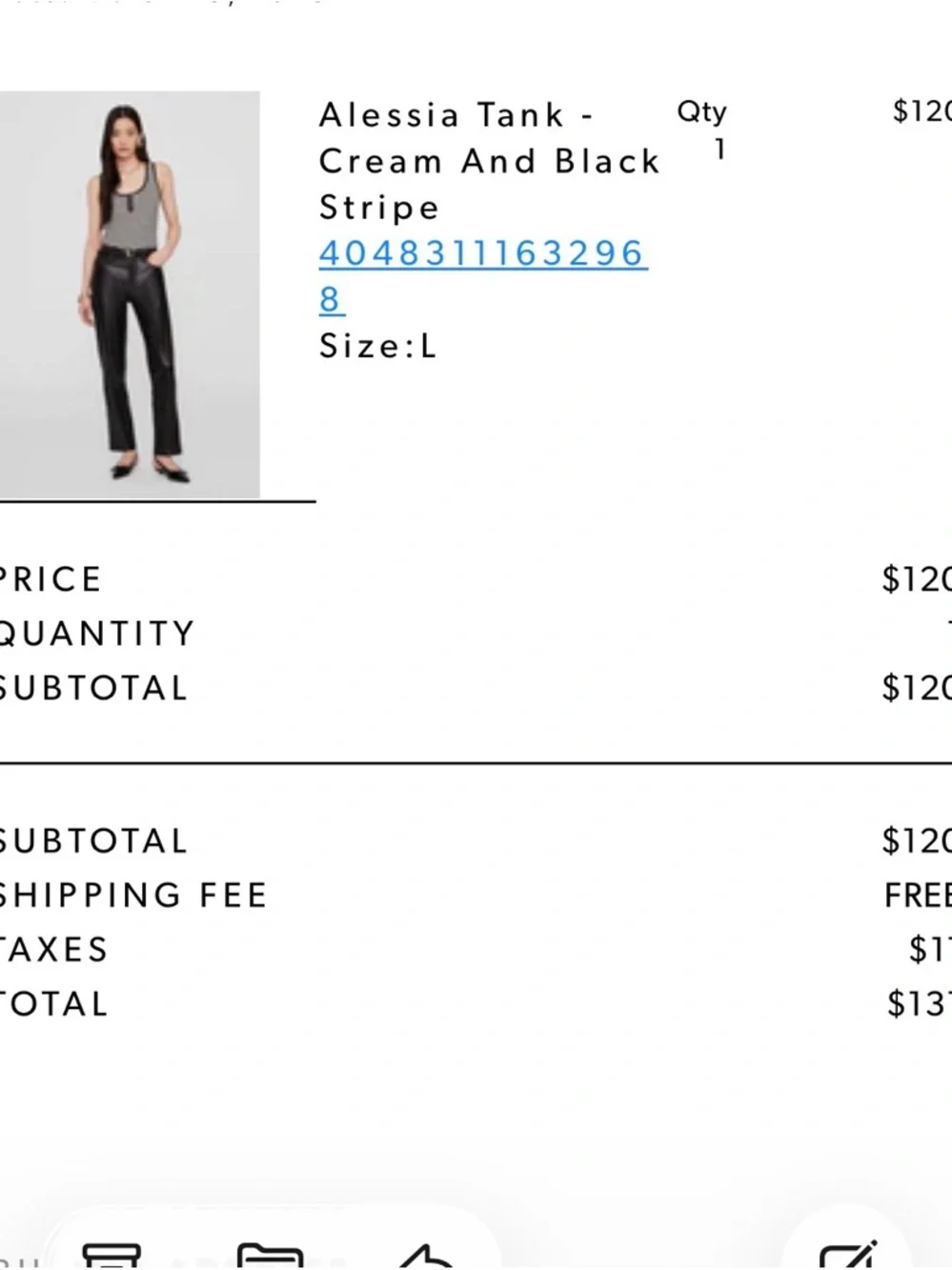 Anine Bing Black & White Striped Henley Tank: elevated casual - Picture 11 of 11